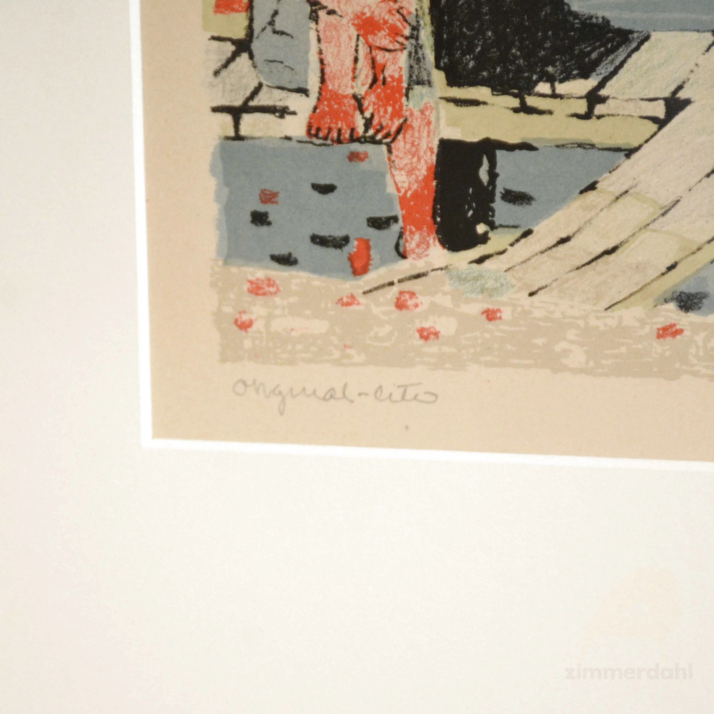 Litograph by Axel Olson, Sweden — Scandinavian Timeless.Design
